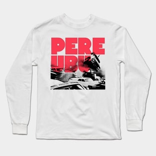 Pere Ubu // Retro Style Fan Art Design Long Sleeve T-Shirt